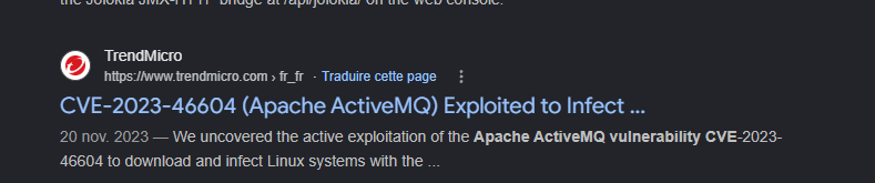 CVE identification